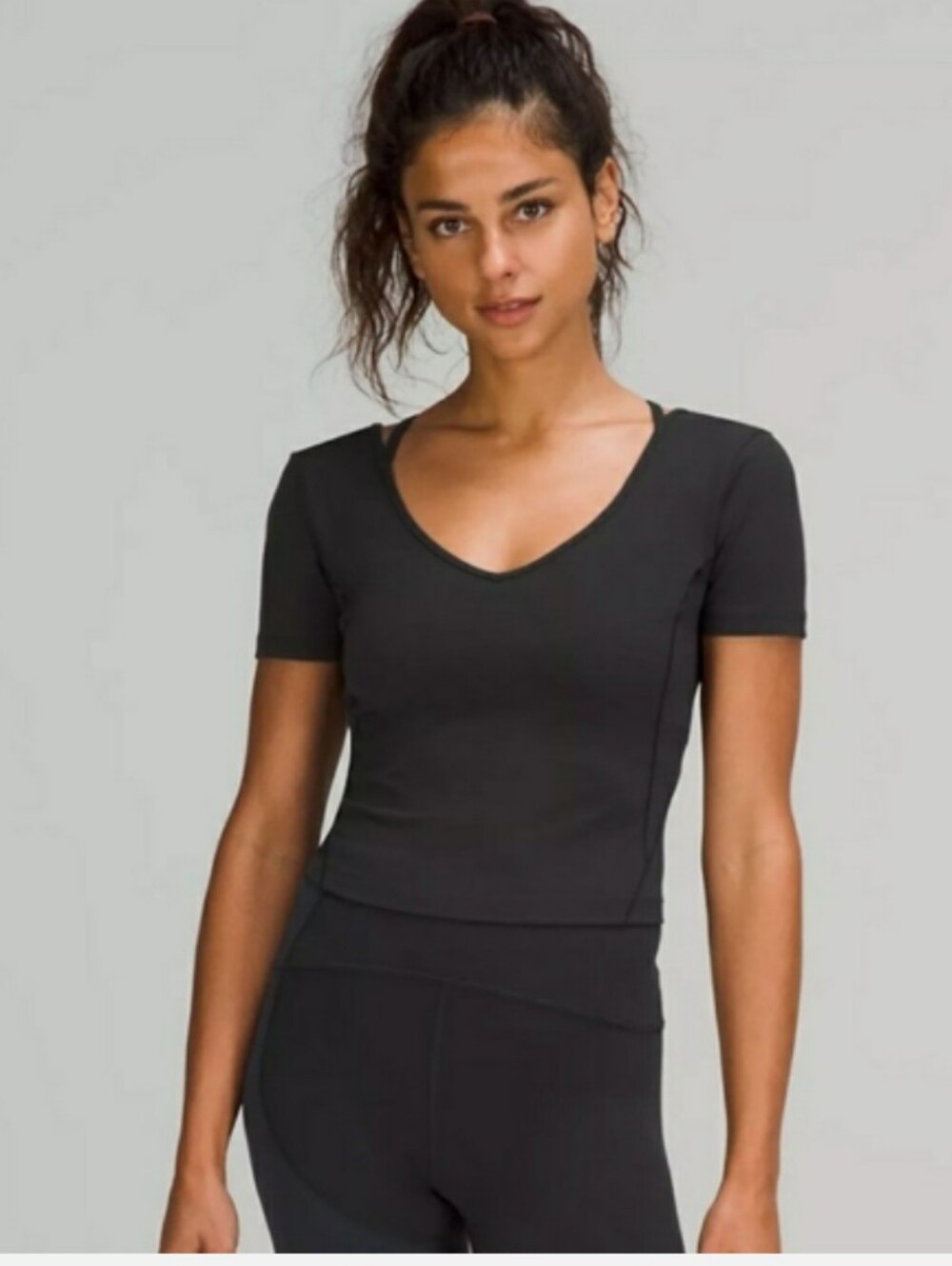lululemon Align T-Shirt Tee Black 10